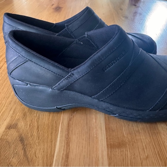 Merrell Women's Encore 2 MOC AC+ Pro Comfortable Leather Slip Shoes Black Size 8 - Picture 12 of 12